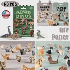 DIY Paper Cats - 50 Sheets DIY Origami Paper to Fold Cute Animal Cat Figures us