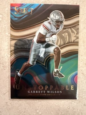 2022 Panini Select Draft Picks - Garrett Wilson Unstoppable #US-GW (RC) NY Jets