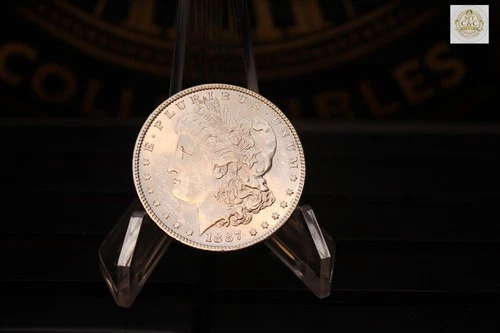 1887 Morgan Silver Dollar • Brilliant Uncirculated Cartwheel Luster ✨🔥 Raw