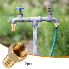 2x Faucet Hose Connectors Professional Accessory Multipurpose Faucet Adapter
