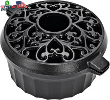 1MORE Wood Stove Steamer- Wood Stove Humidifier Cast Iron with Porcelain Enamel