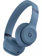 Beats True Wireless Headphones Solo 4 Bluetooth Headphones Slate Blue