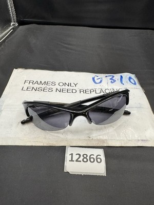 Vtg usa made Oakley Half Jacket 1.0 Sunglasses in Black | eBay