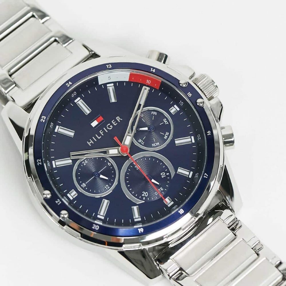 Tommy Hilfiger Analogue Multifunction Quartz Watch for Men with Stainless Steel Bracelet or Silicone Strap - Image 7