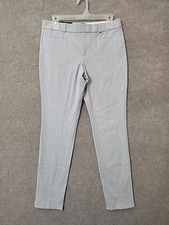 Banana Republic Sloan Fit Dress Pants Womens 2 Gray Career Business Stretch NEW