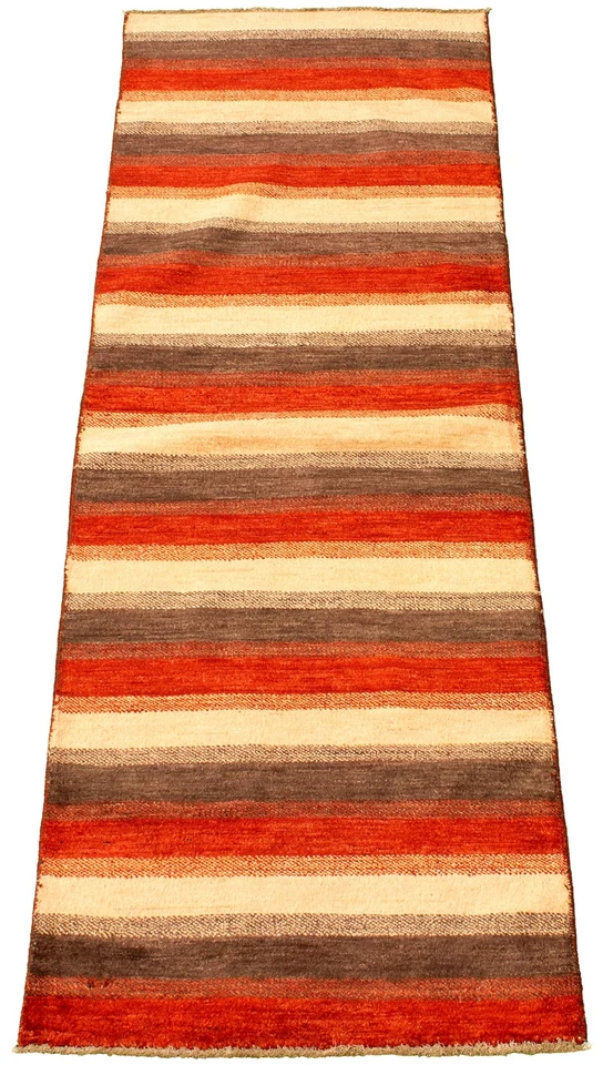 2'6" x 8'3" Vintage Hand-knotted Runner Rug Traditional Oriental Wool Carpet - Image 3 of 4