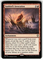 Sunbird's Invocation #116 (Bloomburrow Commander)