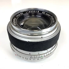 Topcon RE.Auto-Topcor 58mm F1.8 Exakta Mount Lens Tokyo Kogaku Japan 5.8cm