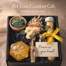 Pet Loss Sympathy Gift Box Dog or Cat Memorial Gift Pet Bereavement