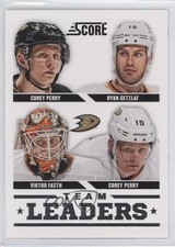 2013-14 Score Team Leaders Corey Perry Ryan Getzlaf Viktor Fasth #551 t3w