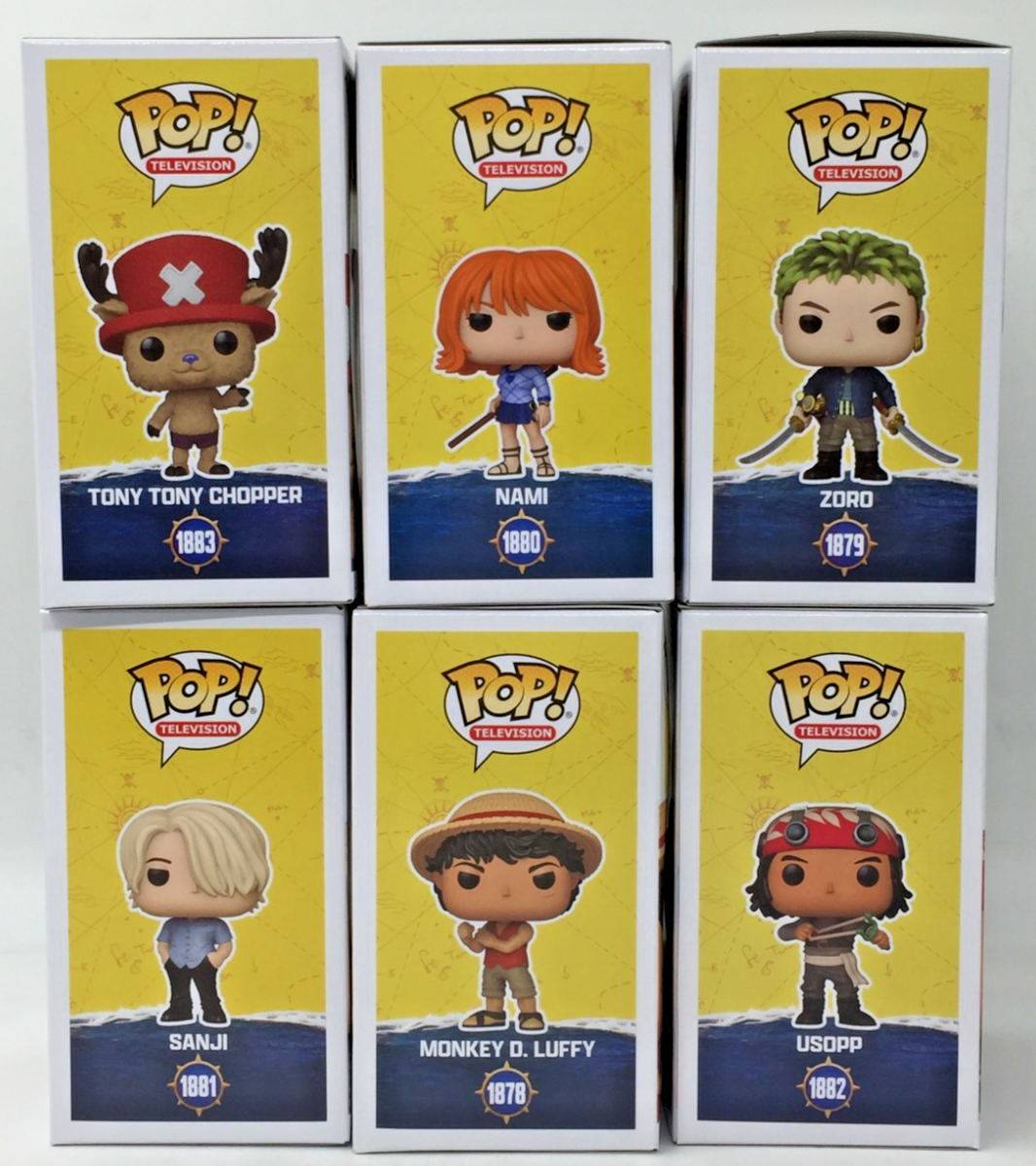 Funko Pop! One Piece Show Netflix Luffy Zoro Nami Sanji Usopp