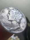 1942 Mercury Dime Silver 10C Winged Liberty Head Circulated US Coin