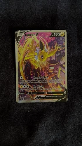 2021 POKEMON JOLTEON V ALTERNATE ART PROMO SWSH183 #183 PSA 10 POTENTIALLY