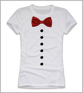 t shirt con papillon