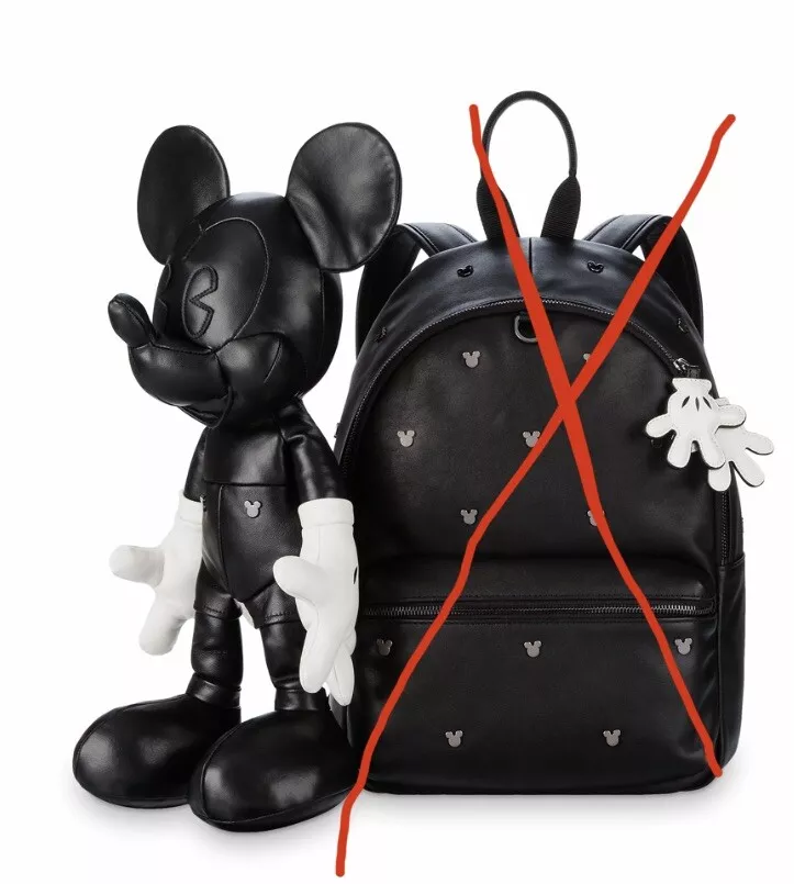 Disney Leather Mickey Mouse Figural Bag Real Leather Retails $500 Sold Out