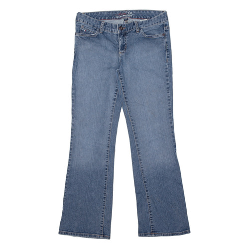 Jeans Donna Arizona Elasticizzati Vita Bassa - Chiaro Stonewashed, Lunghezza 30, Taglie 17-22