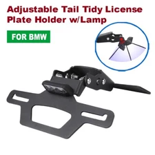 For BMW S1000RR S1000R HP4 1000 Adjustable Tail Tidy License Plate Holder w/Lamp