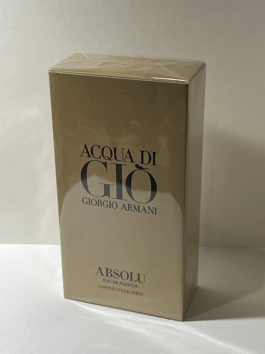 Giorgio Armani Acqua Di Gio Absolu 6.7oz Men s Eau de Parfum NIB SEALED