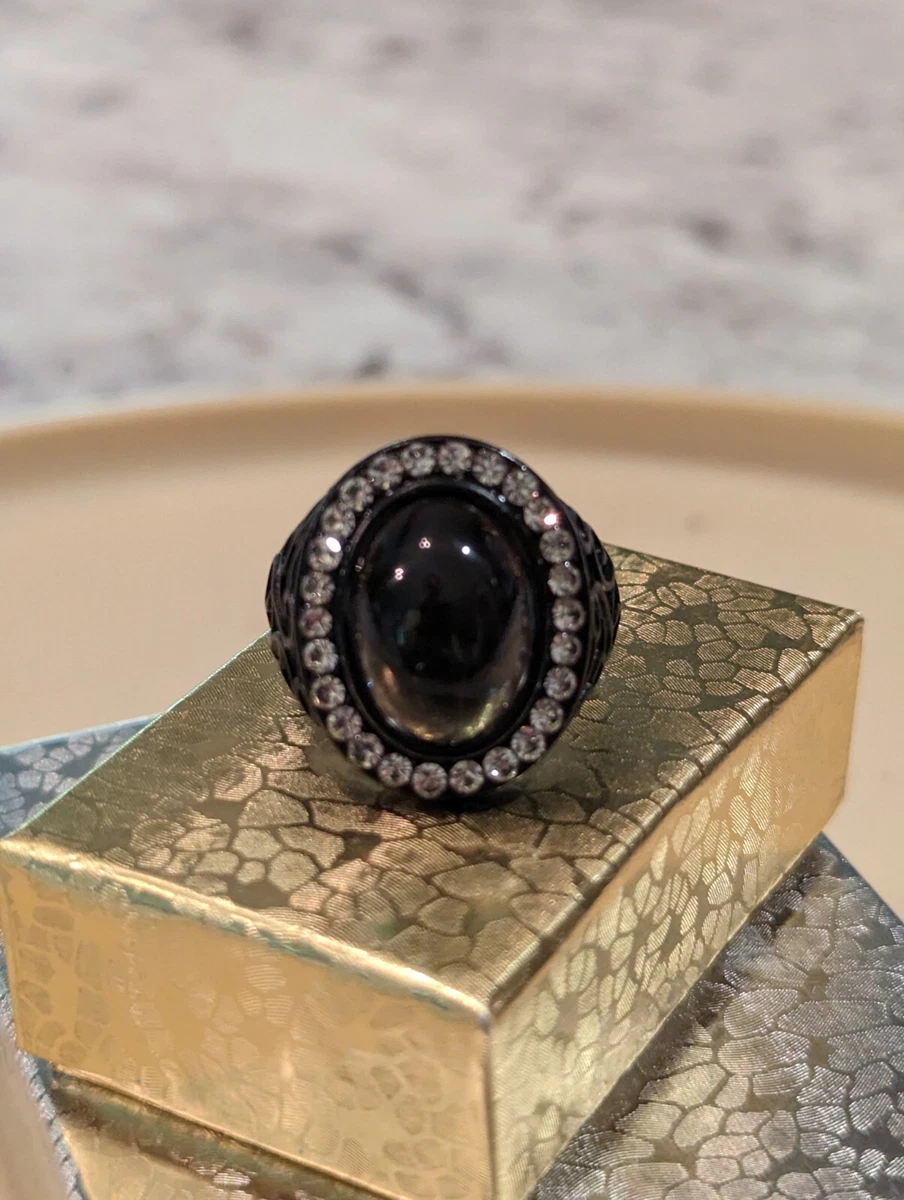 Black cheap mood ring