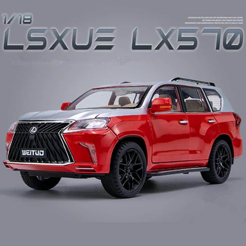 Large Size 1:18 Lexus LX570 SUV Alloy Metal Car Model Diecast Toy