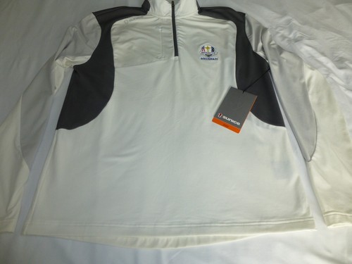 Ryder Cup Medinah 2012 Sunice Men's L White Gray Pullover Super Lite BRAND NEW - Picture 4 of 10
