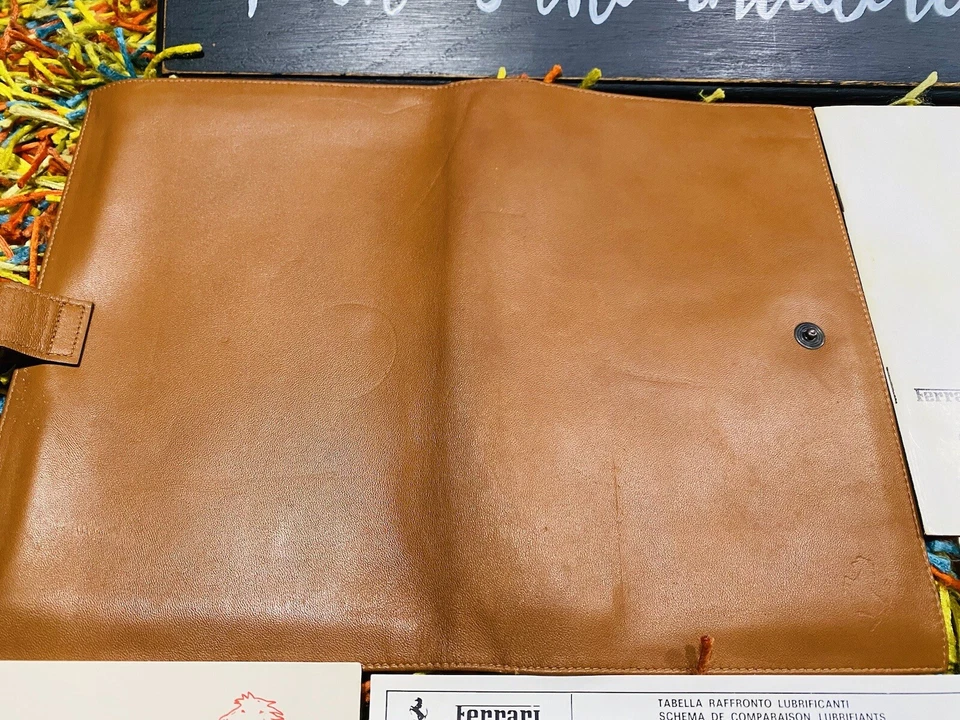 1985 1986 FERRARI 328 OWNERS MANUAL SET 328 GTB GTS 328GTB 328GTS TEMPORARY BK - Image 3 of 4