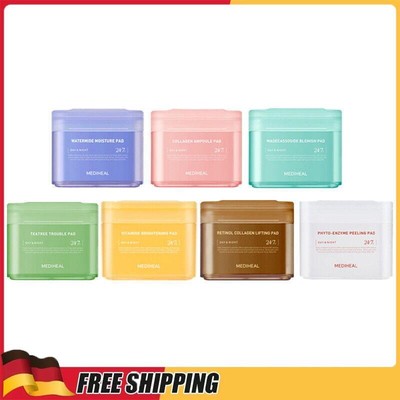 MEDIHEAL Collagen Ampoule Pad 100 Pads / mediheal toner pads