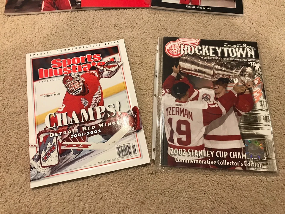 Detroit Red Wings Stanley Cup Champion Magazine Lot of 5 - Image 2 of 4