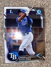 2016 Bowman Chrome Baseball Prospects #BCP28 Manny Sanchez 