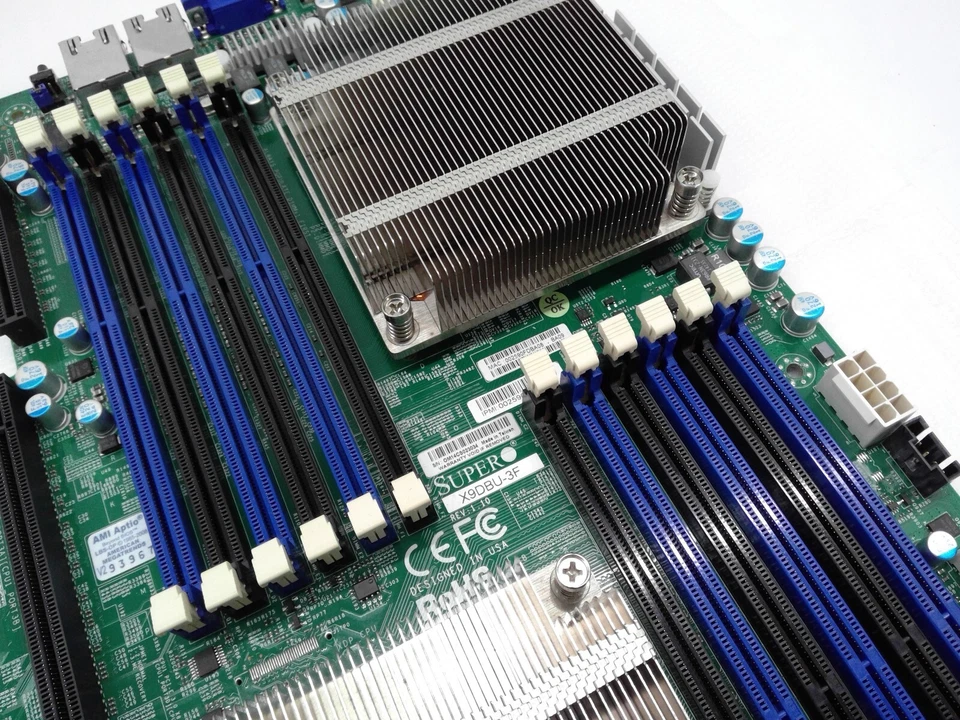 SUPERMICRO X9DBU-3F Motherboard Xeon E5-2428L @1.8GHz x 2 +CPU/ Fan - Image 4 of 4