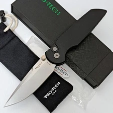 Pro Tech Black TR-3 Integrity INT101 S35VN Manual Folder Pocket Knife Brand New