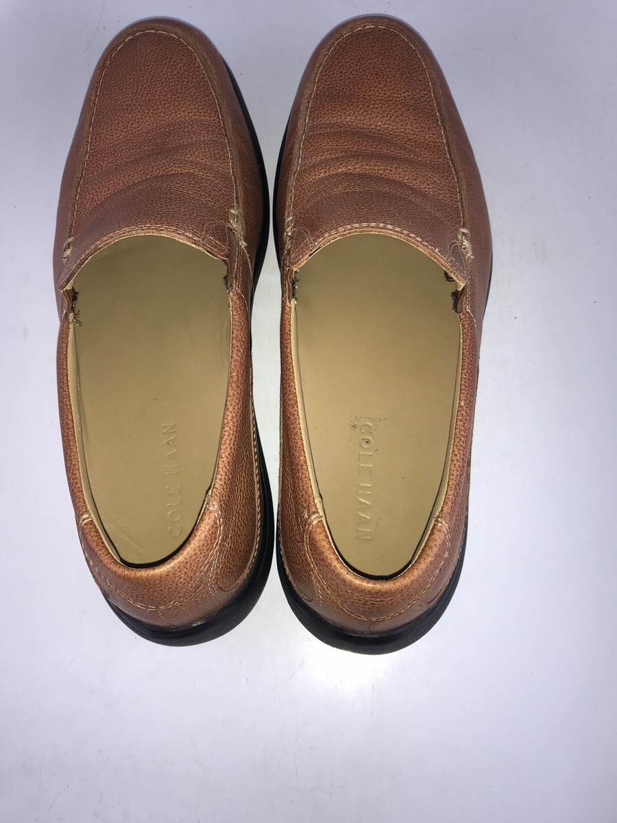 Cole Haan Lovell 2 Gore Tan Brown Leather Slip ON Loafers Sz Cole Haan Lovell 2 Gore Tan Brown Leather Slip ON Loafers Sz