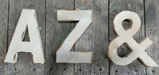 Individual Metal Letter wall decor Small 7" vintage Numbers industrial A-Z 0-9