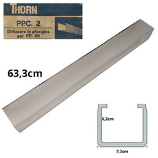 CopriLampada per luci tubolari tubi neon reglette plafoniere a barra da soffitto