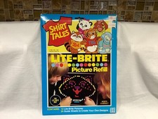 Vintage-Sealed 1980-82 Shirt Tales Lite-Brite Picture REFILL- New Hasbro -5481