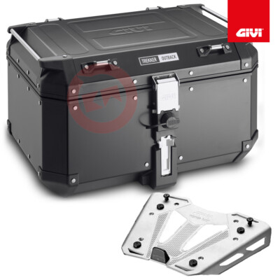 GIVI KOFFER OUTBACK 58L OBKN58B + KIT PLATTE 2156FZ M8A YAMAHA MT-09 SP 2021