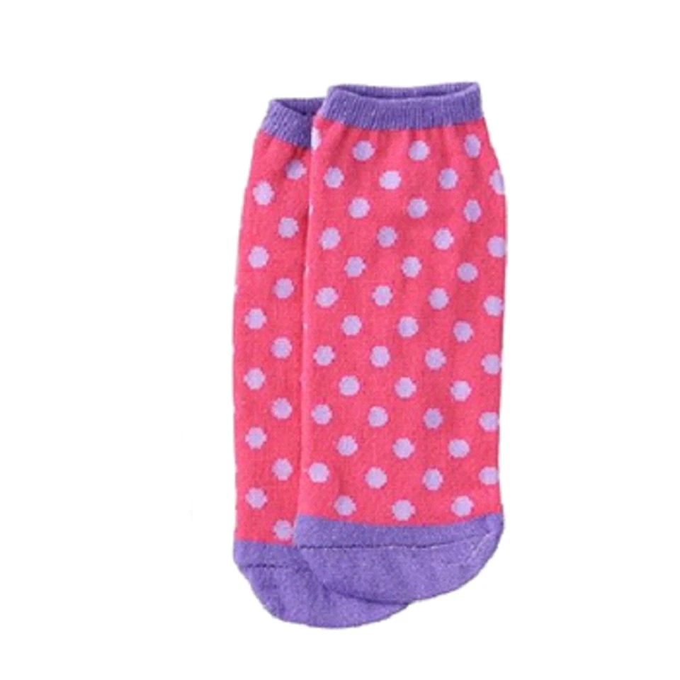 Calcetines Pink Cookie Big Girl Daisy, Stripe, Dots No Show 5 Pares Nuevos con Etiquetas Foto 4 de 4