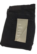 Everlane The Original Cheeky Straight Leg Crop Jean Black High Rise Sz 33 R