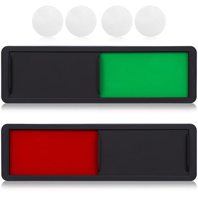 Privacy Door Sign Out of Office Do Not Disturb Meeting in Progress 2PCS