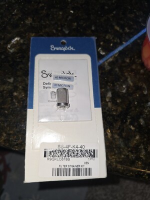 SWAGELOCK 40 Micron Filter Ss-4f-kf-40