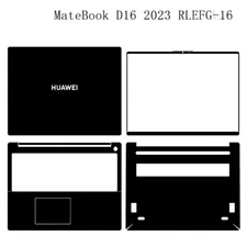 Carbon Vinyl Sticker Skin Decals Cover for Huawei MateBook D16 2023 RLEFG-16 16"