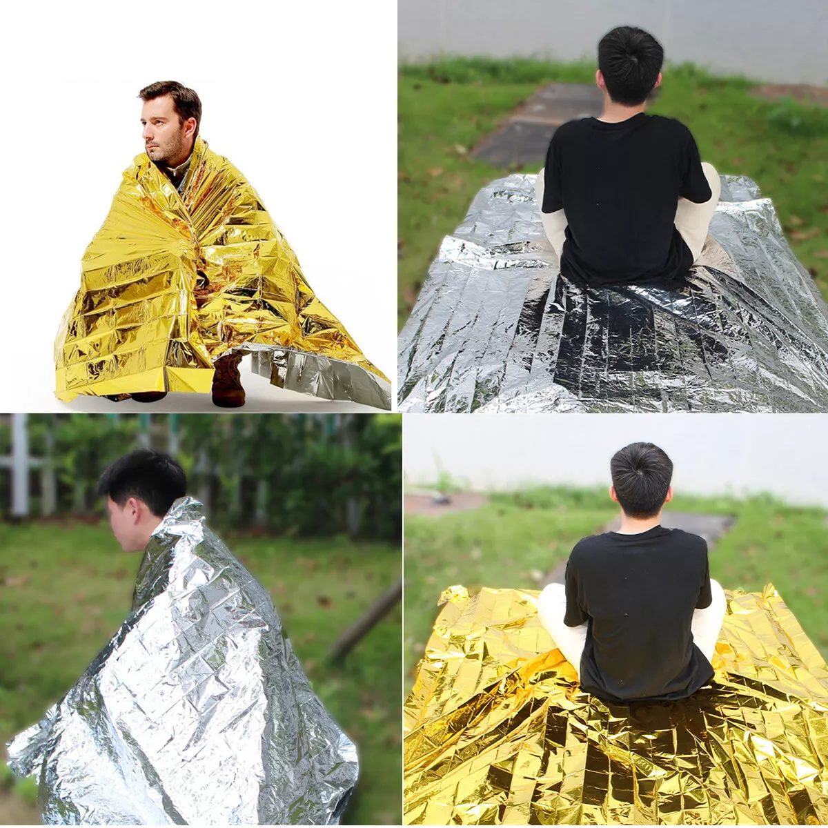 aluminum blankets outdoor thermal blanket Emergency Blankets for