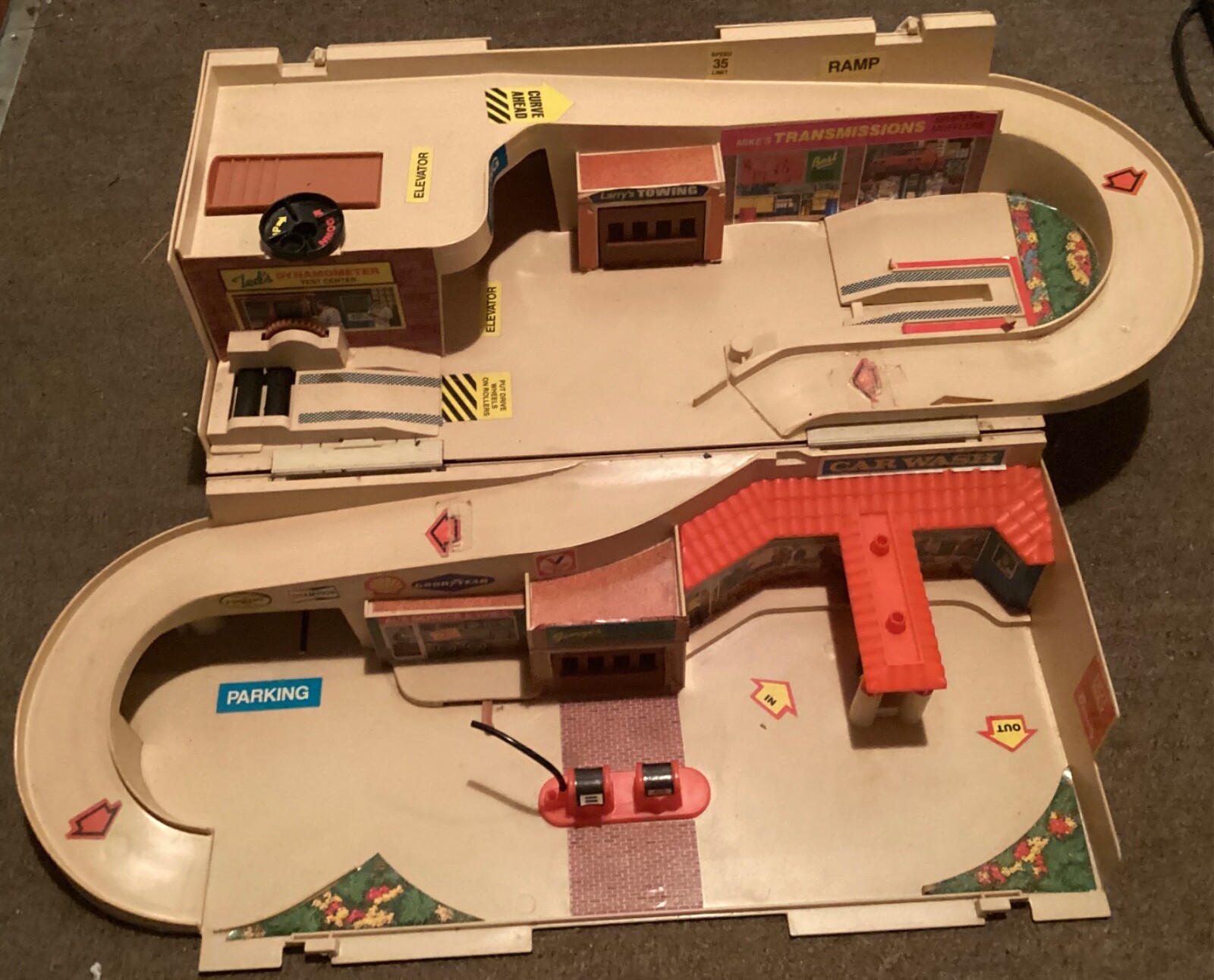 garage hot wheels vintage