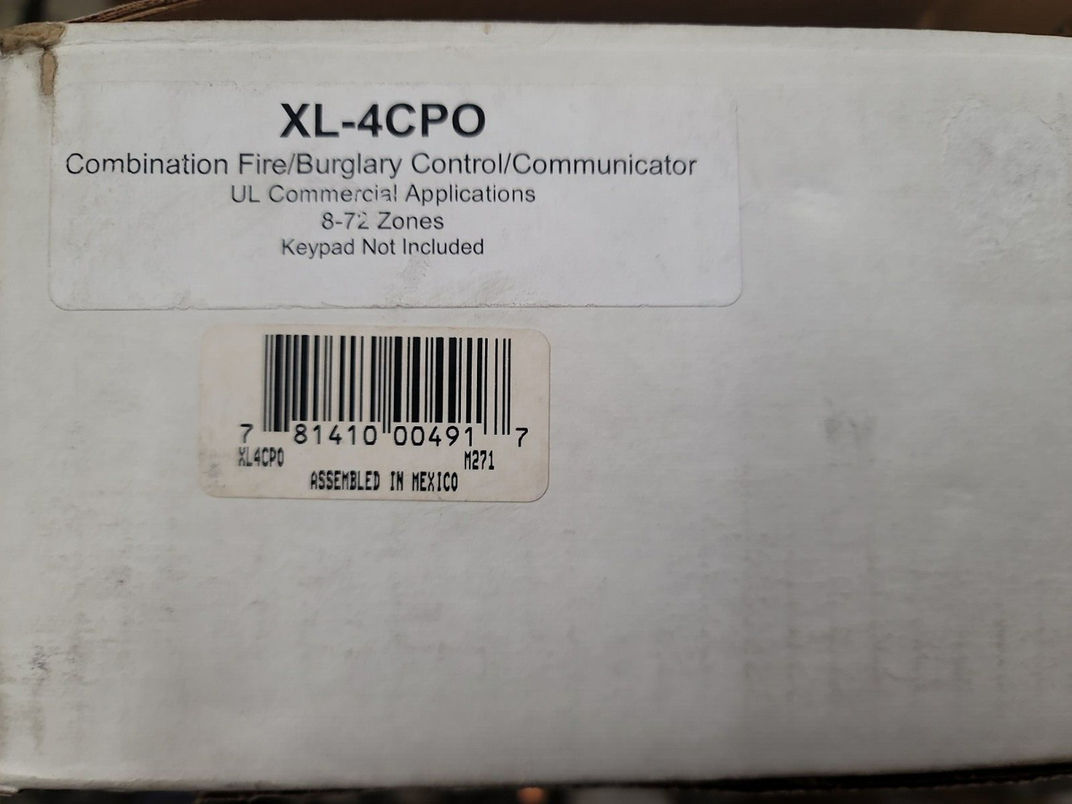 FBII XL-4CPO Burglary Fire Alarm System New In Box No Keypad