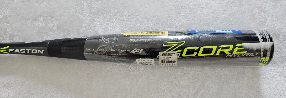 Batte De Baseball Easton Z-Core Hybrid 31/29 (-2) 2 5/8 BBCOR Adulte