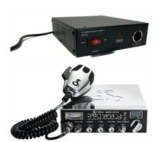PACKAGE COBRA 29 LTD Chrome CB Radio  ECHO BOARD TALKBACK  DPS10 10 amp PS 
