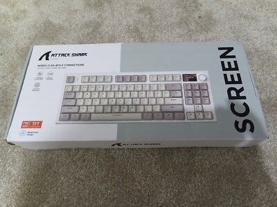 Mechanische TKL Tastatur mit Bildschirm