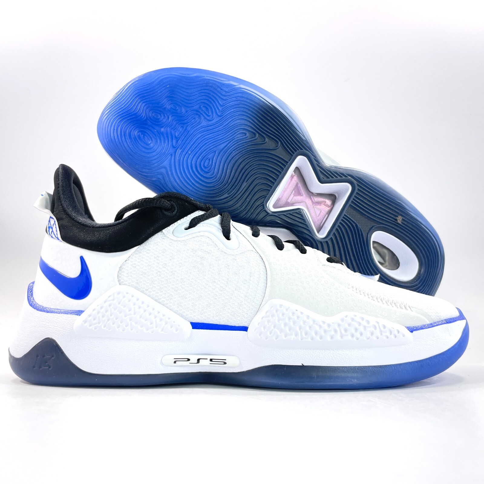 Nike PG 5 PS Playstation White Black 