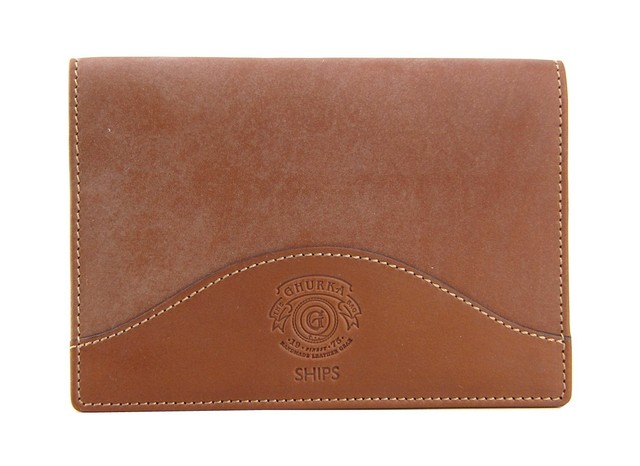GHURKA 100% LEATHER PASSPORT CASE CHESTNUT BRAND NEW #3 MADE IN USA GHURKA 100% LEATHER PASSPORT CASE CHESTNUT BRAND NEW #3 MADE IN USA