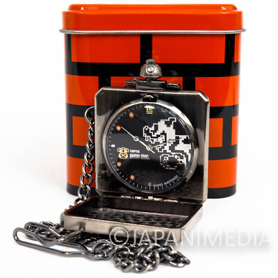 Super Mario Bros. Hatena Block Pocket Watch Dot Bowser Ver. JAPAN